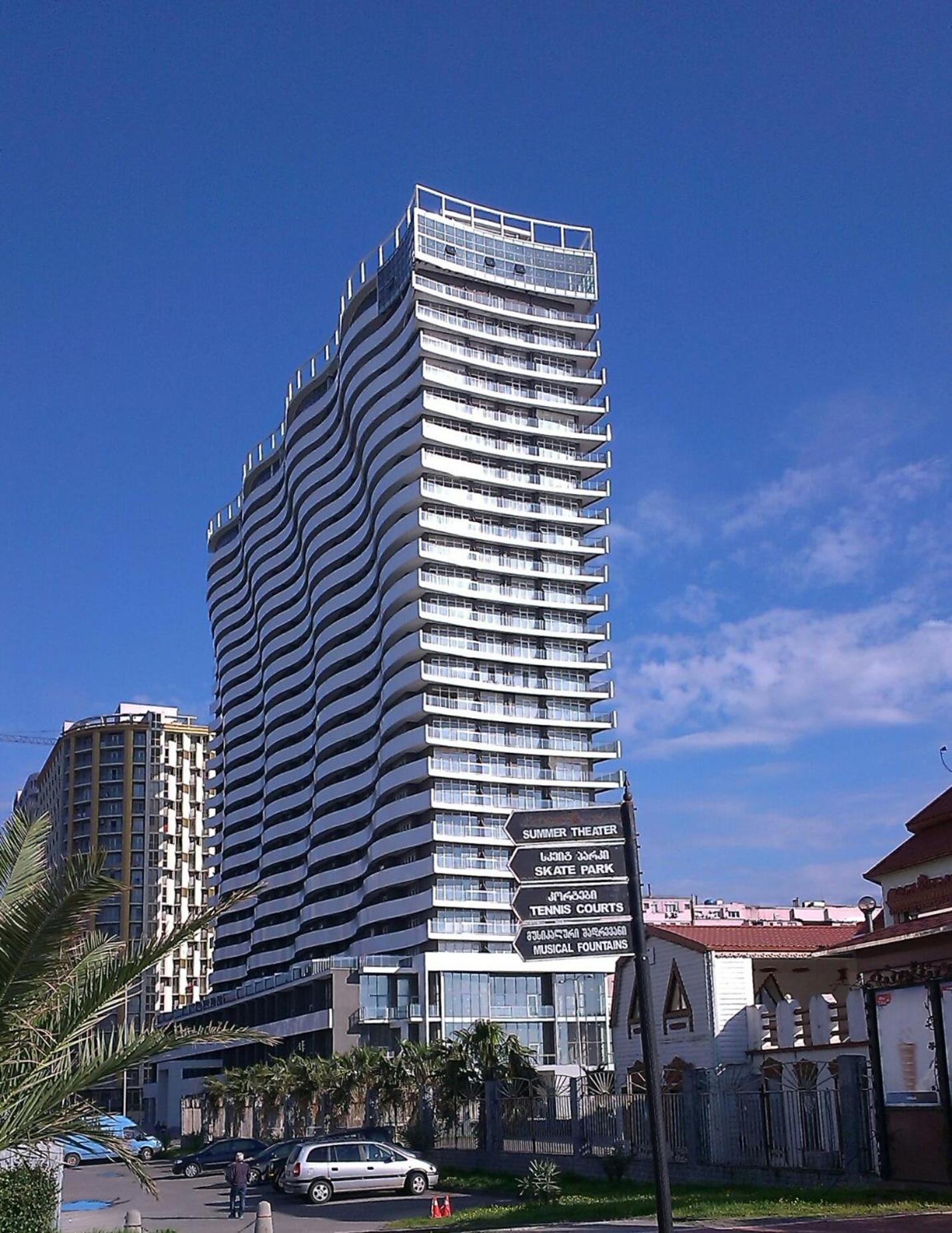 Пентхаус Apart Del Mar С Панорамным Видом Batoemi Buitenkant foto